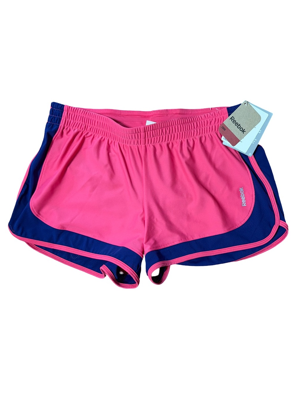 Reebok Women's Hot Pink Navy Running Shorts